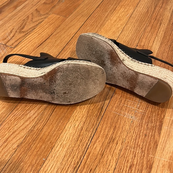 Rag & Bone black leather espadrilles - Picture 4 of 5